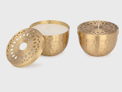 Brass Mogra Soy Candle